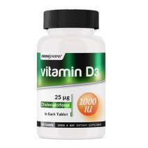 Green Farma Vitamin D3 1000 IU 90 Tablet