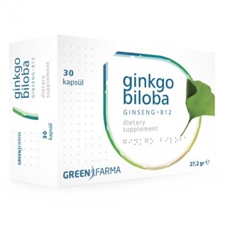 Ginkgo Biloba - Gingseng - B12 30 Kapsül