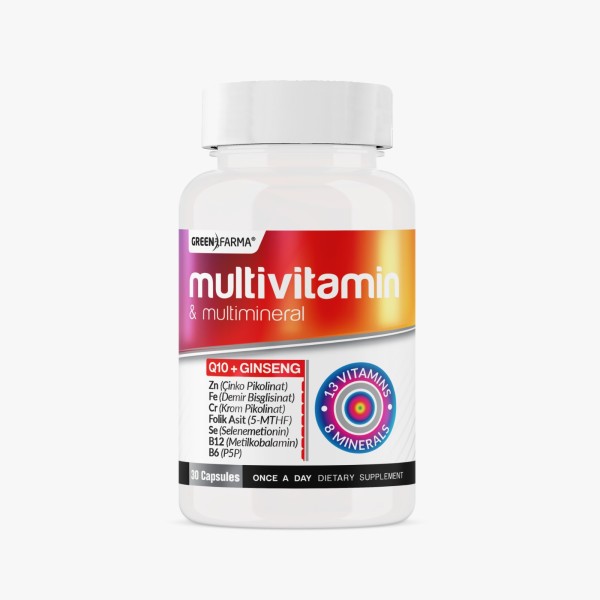 Multivitamin & Multimineral 30 Kapsül