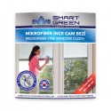 Smart Green Nano Silver Microfiber Cam Temizlik Bezi 40x60 (İnce)